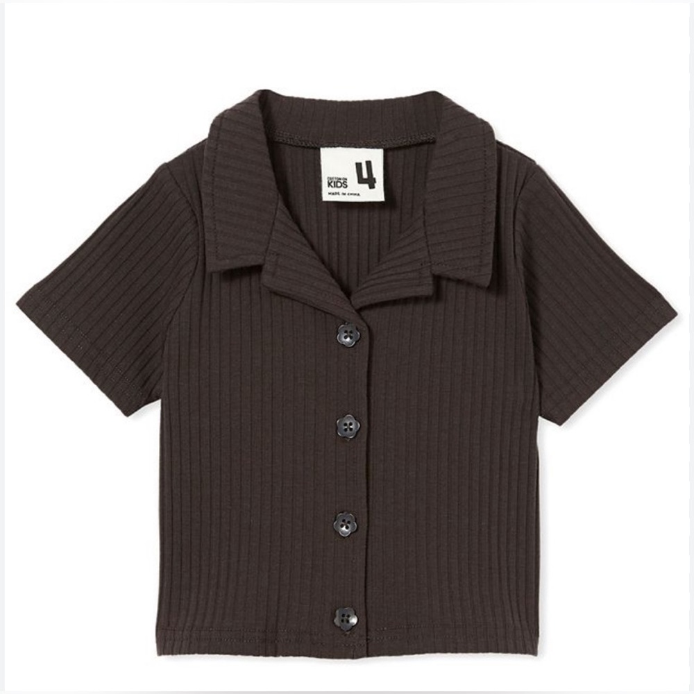 COTTON ON KIDS collared shirt. Trending girls shirt. Girls tops. Button up